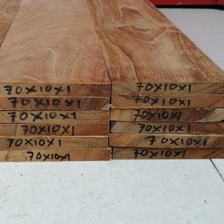 Flash Shop Papan Kayu Jati Asli  70X10X1CM TERMURAH 