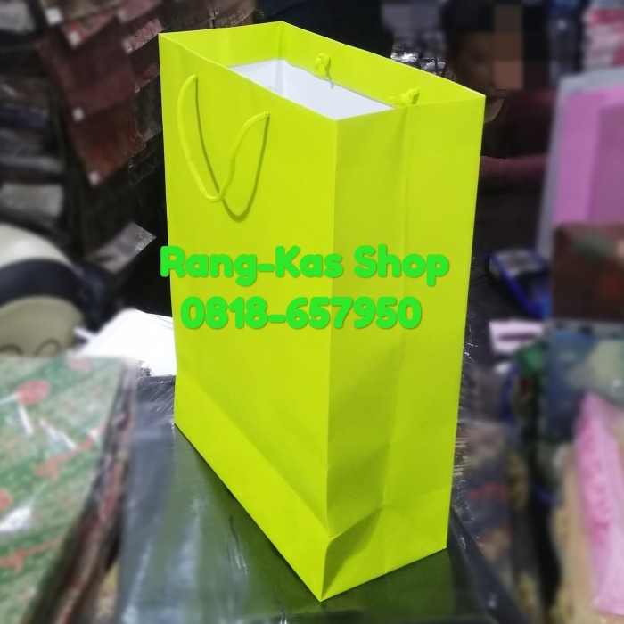 

(TERLARIS) Paperbag Hijau Melon Folio artkarton