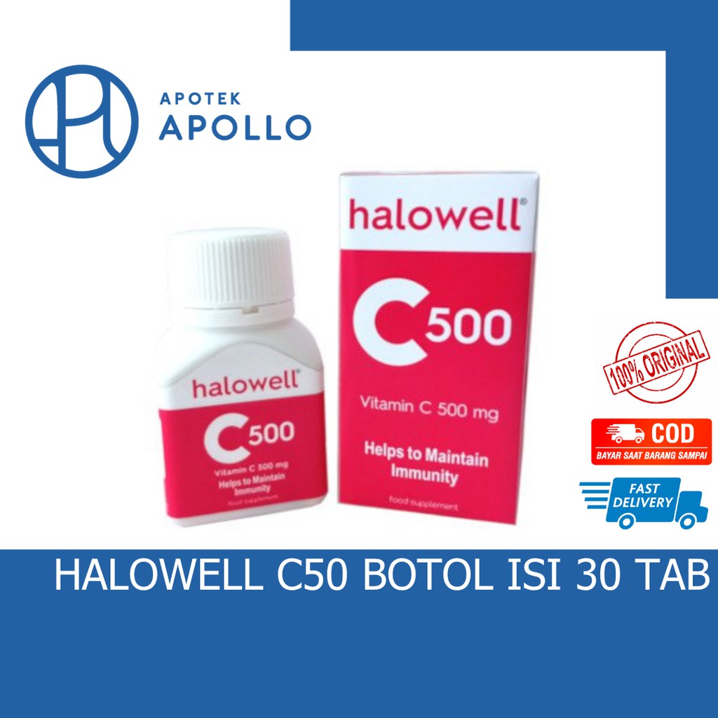 HALOWELL C500 VITAMIN C ISI 30 TABLET