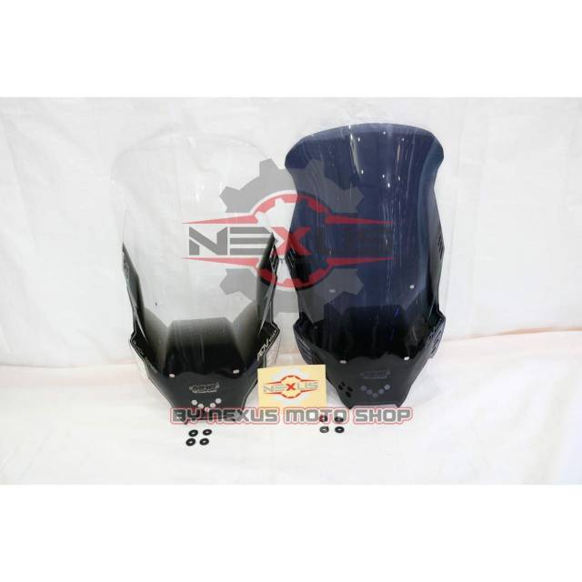 Windshield mhr honda adv 150 visor mhr carbon honda adv 150