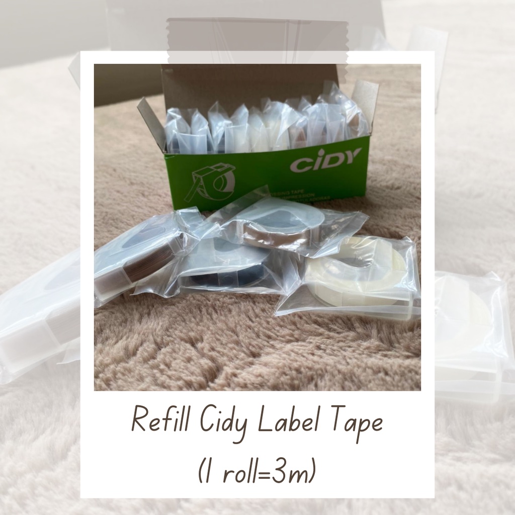 

Refill Label Tape Maker Cidy Dymo 3D (9mmx3m)