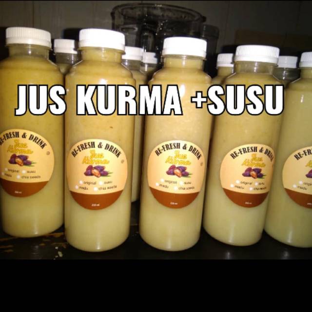 

Jus Kurma Susu/jus kurma chia