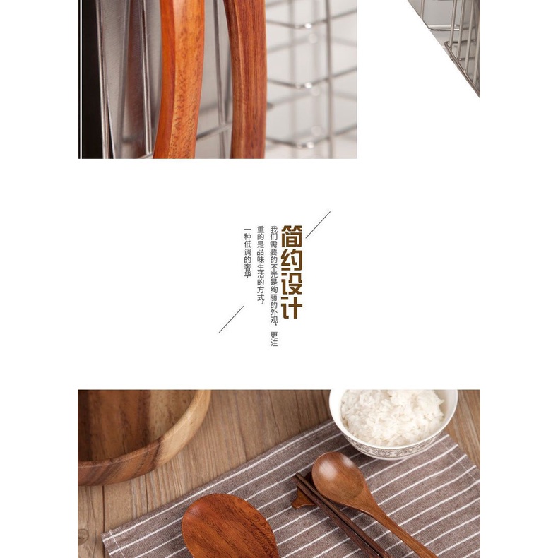 (BOW) Spatula Kayu 1 Set Isi 5 Peralatan Masak Unik Wooden Style Peralatan Dapur Berkualitas