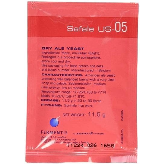 

Imatton fermentis safale US dry yeast US 05