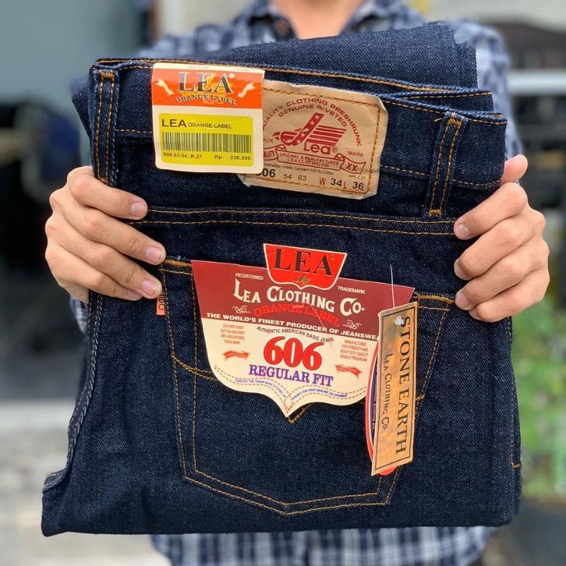 Celana Jeans Standar Pria LEA Original Jeans LEA Reguler Size 28-38 Celana Jeans Pria LEA