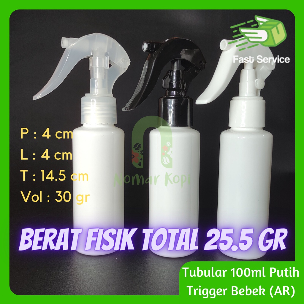 Botol 100ML RF Clear Mini Trigger Bebek