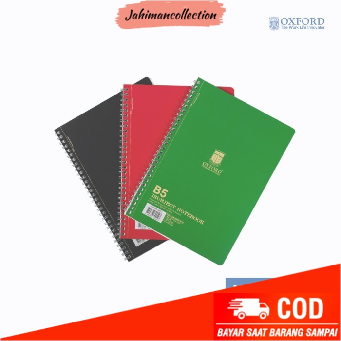 

✨ BISA COD ✨ Buku Tulis Oxford Spiral B5 Notebook Spiral Bundling Event (get 6pcs)