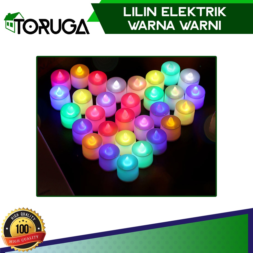 Lilin LED Elektrik Efek Kelap Kelip - Lampu Dekorasi Pesta Ulang Tahun