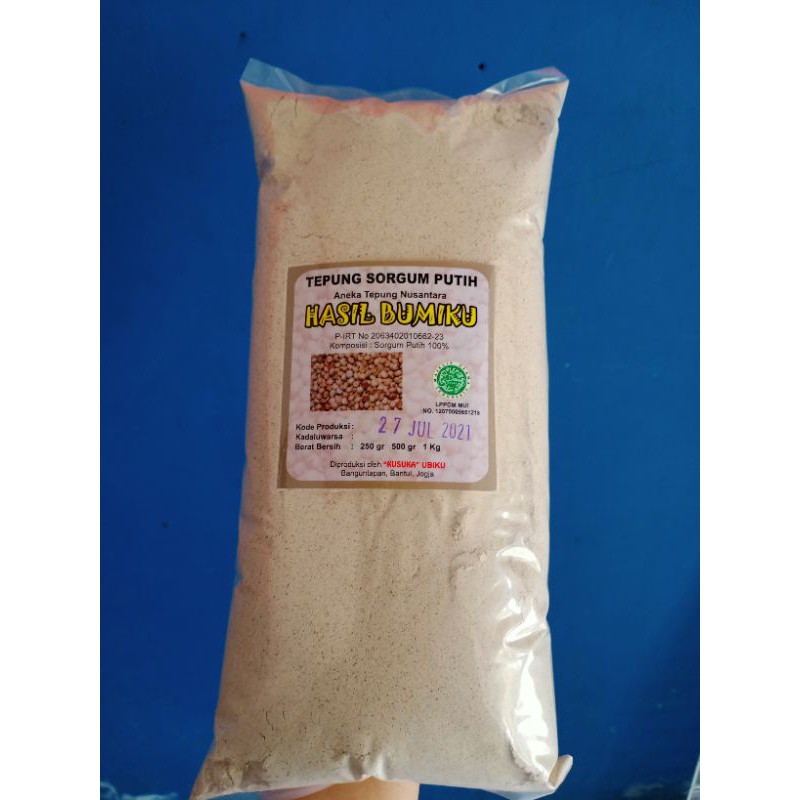 

Tepung SORGUM MERAH Organik/Tepung SORGUM PUTIH Organik/CANTEL MERAH/CANTEL PUTIH kemasan 1 KG
