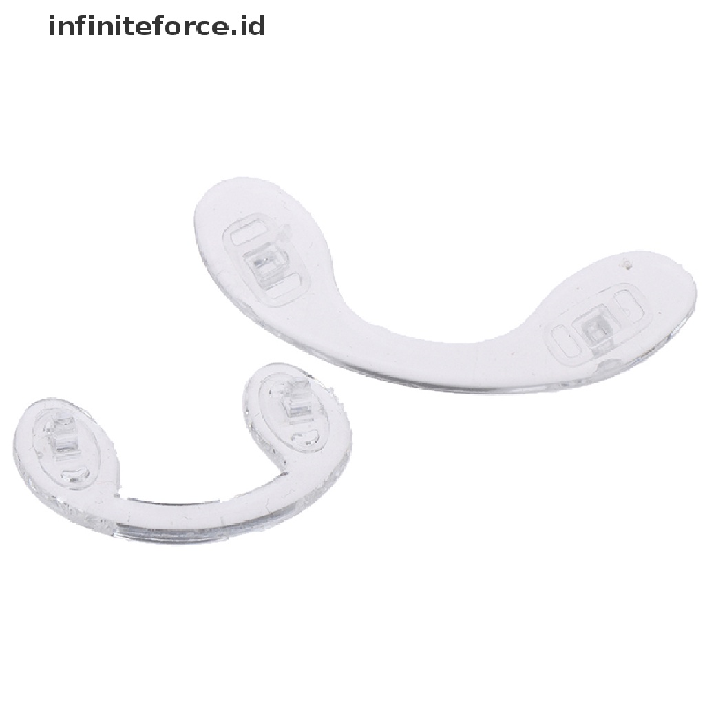 Infiniteforce.id 5pcs Bantalan Hidung Bahan Silikon Lembut Anti Slip Untuk Kacamata