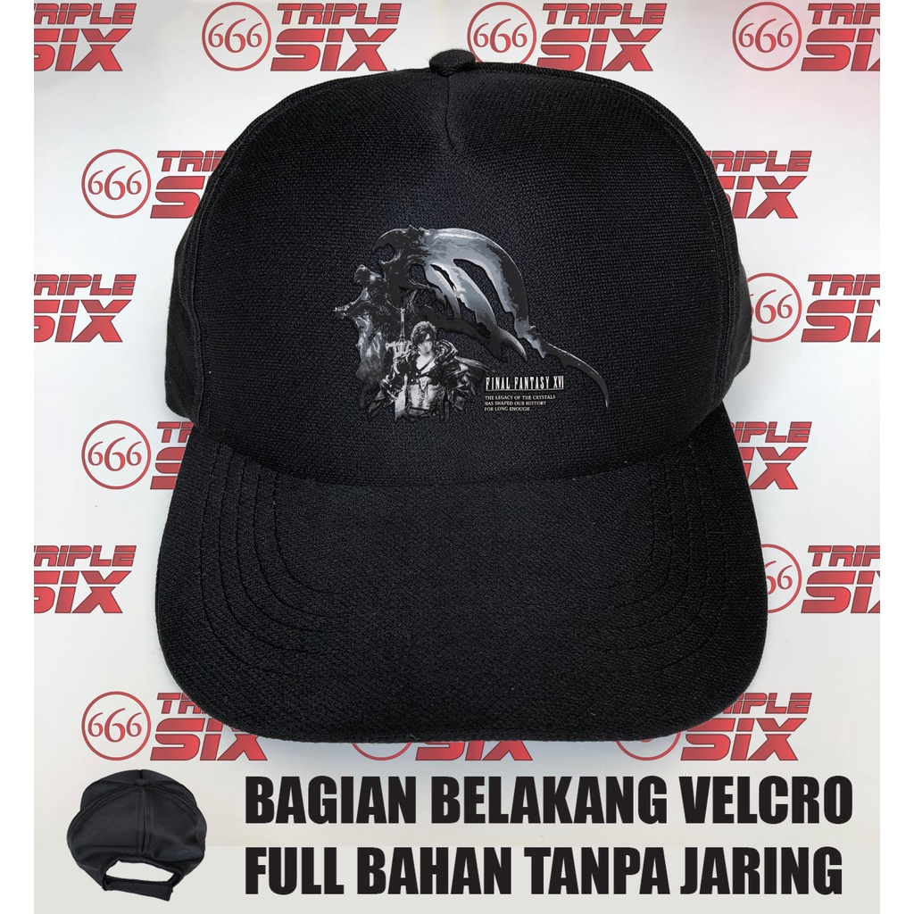 Topi Baseball Velcro Final Fantasy XVI 35th Anniversary