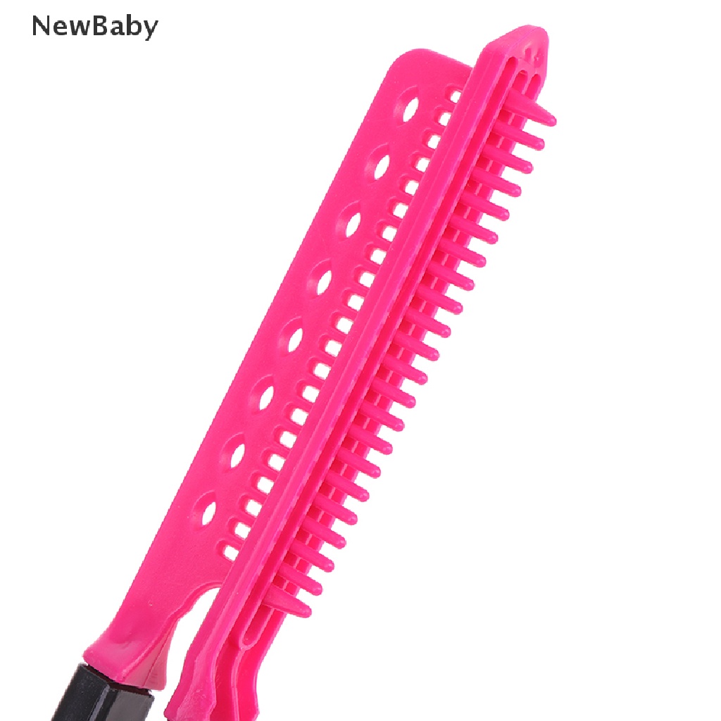 NewBaby 1X Straight Hair Comb Brush Tool For Dry Iron Hair Curl to Straight Hair Shaper ID