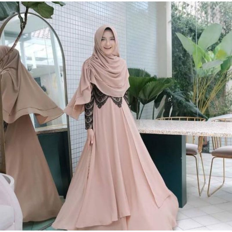 KINARA SYAR'I gamis wanita terlaris