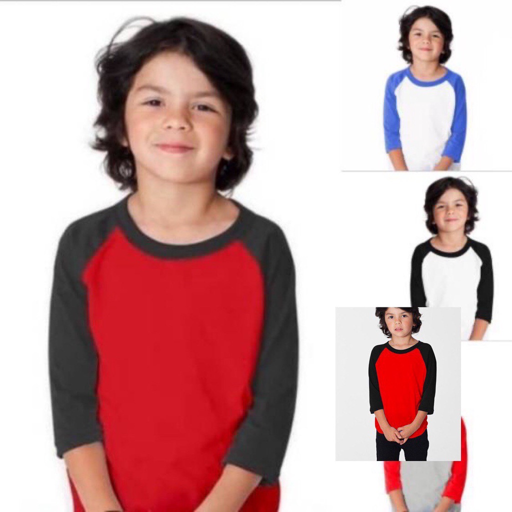 NEW official - Raglan 3/4 | Reglan anak | Raglan Baby | baju raglan anak | fashion anak