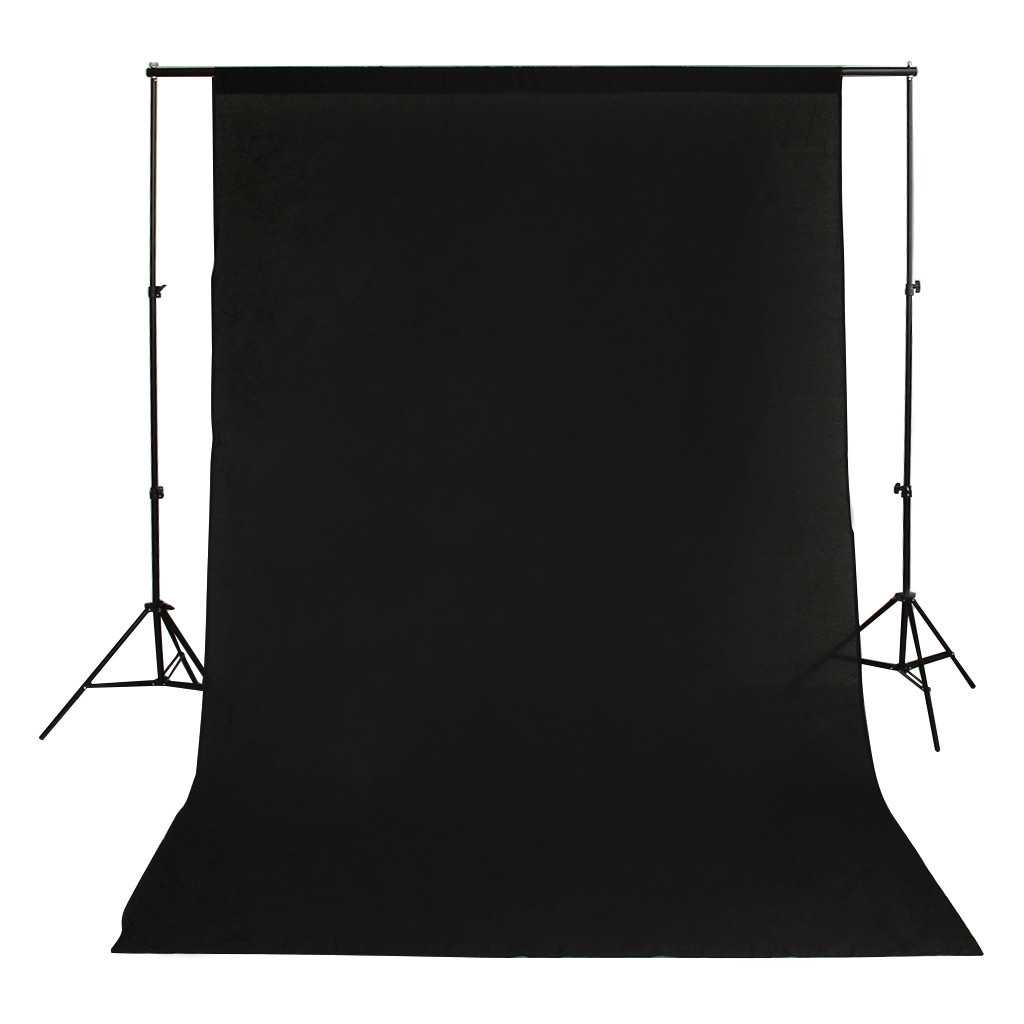 (BISA COD) FTIHSHPSTUDIO Foto Studio Lighting Kit with Backdrop - LD-TZ11A