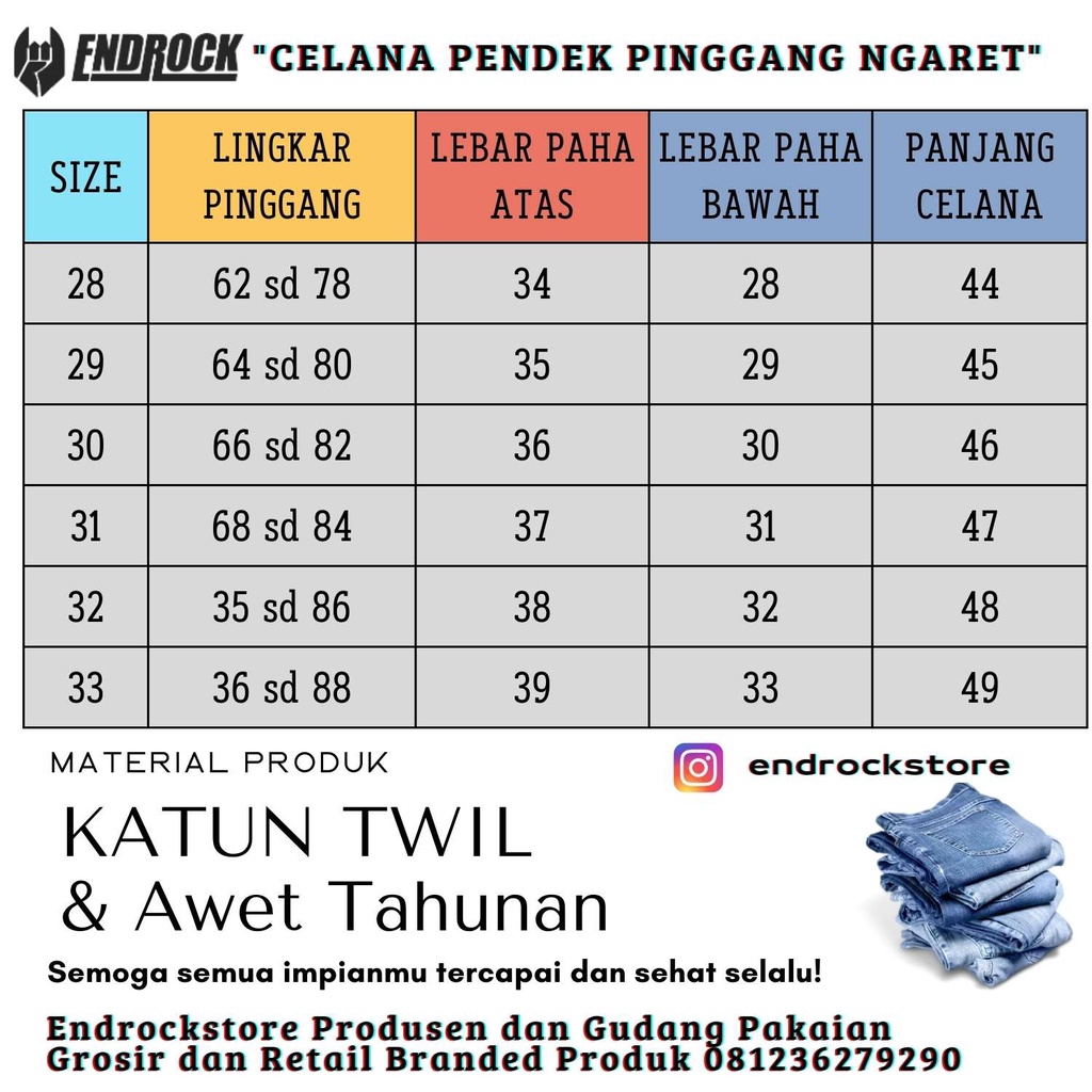 ORIGINAL Celana Pendek Ribs Celana pendek pria | Celana pendek