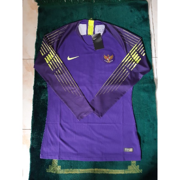 jersey original nike timnas indonesia 2018 GK LS player issue