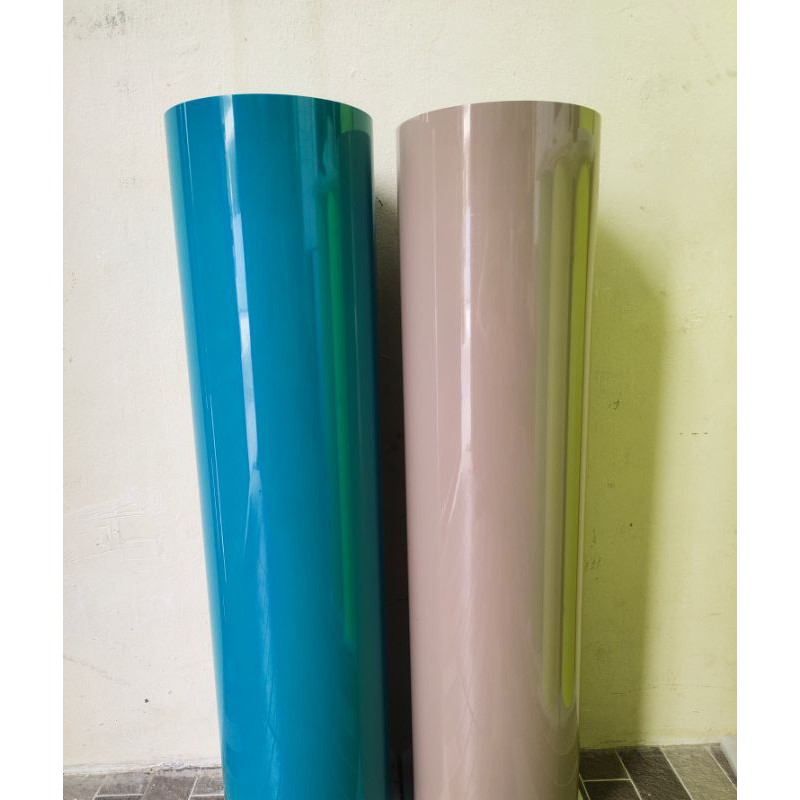 

Polyflex pvc grade A hotpeel (lebar 60cm) tipis seperti PU ( MASKING GLOSSY)/ Polyflek