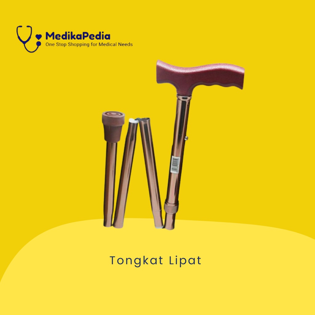 Tongkat Lipat Orang Tua Onemed 808 / Alat Bantu Jalan / Walker