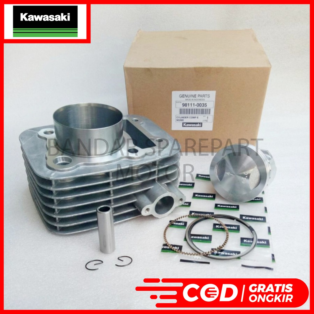 BLOK SEHER SET KAWASAKI KLX 150 D TRACKER