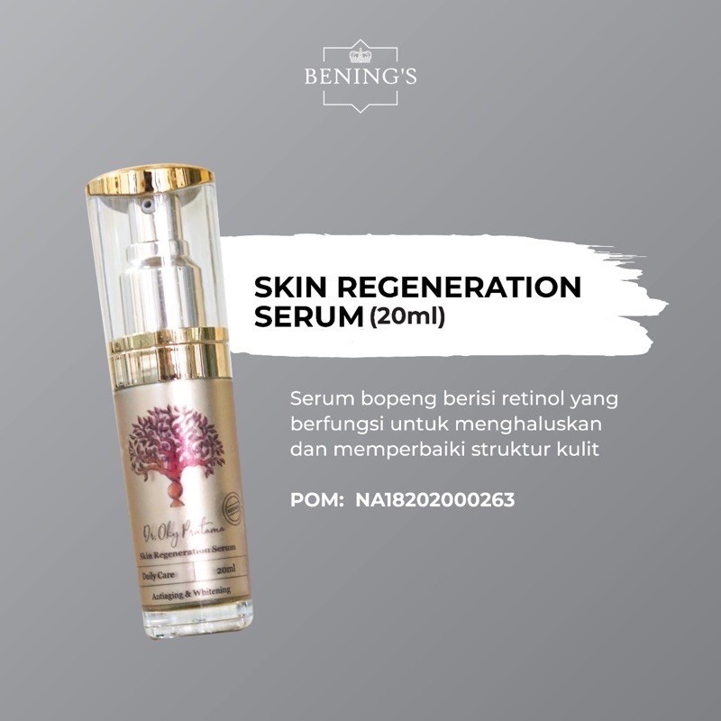 BENING'S SERUM SKIN REGENERATION | SERUM BOPENG I FREE GIFT SIAP KIRIM SELURUH INDONESIA