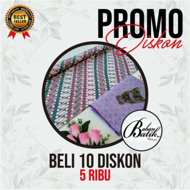 TERLARIS Bahan Baju Kain Batik Pekalongan Couple Kebaya TERLARIS Bahan Baju Kain Batik Pekalongan Couple Kebaya