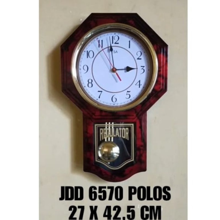 Jam dinding Esa 6570 bandul musik