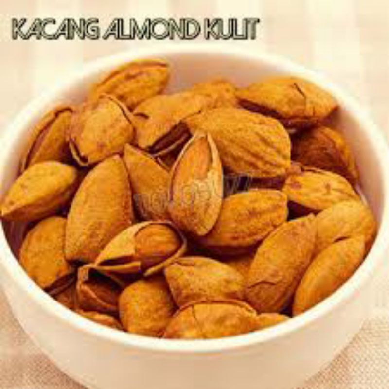 

KACANG 1KG ALMOND PANGGANG PREMIUM - ROASTED ALMOND 1000 GRAM