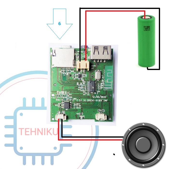 MODUL mp3 speaker bluetooth diy miniatur audio KIT diy Mp3