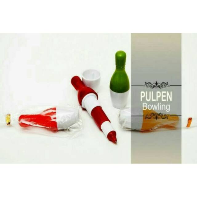 

Souvenir pulpen bowlling unik