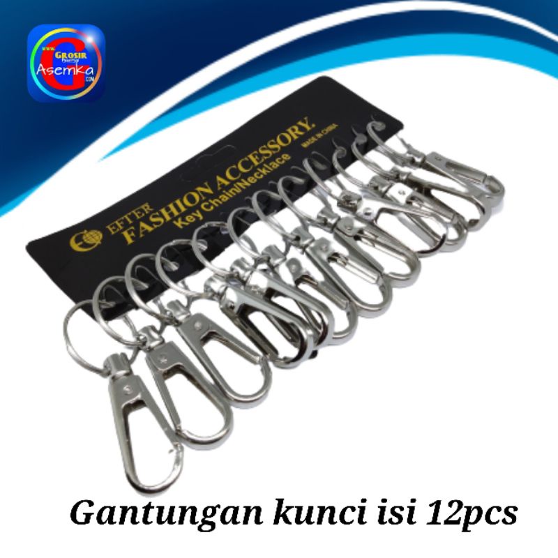 GPA Gantungan Kunci Key Chain /necklace grosir 12pcs