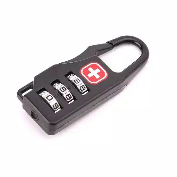 Gembok Koper Swiss Travel Luggage Lock / Loker 3 Numeric Code - LPM Shop