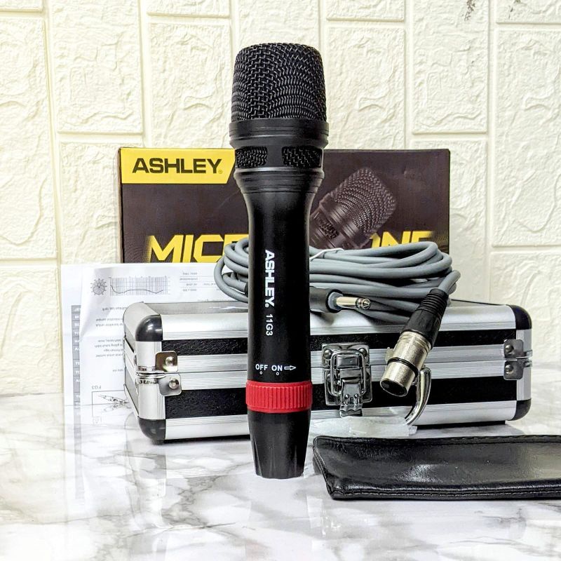 mic microphone kabel ASHLEY 11 g3 11g3 ORIGINAL