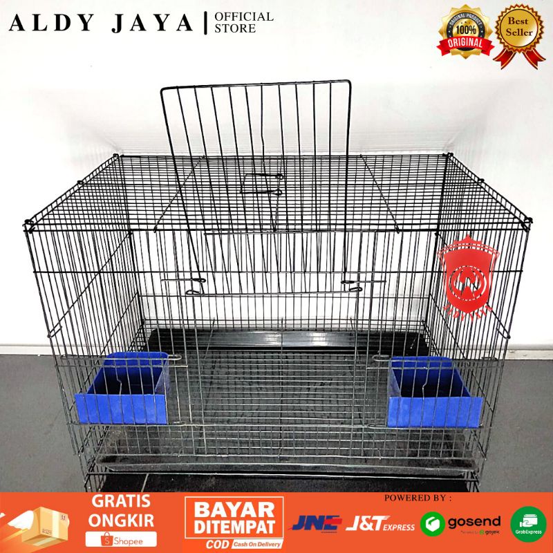 ALDY JAYA - KANDANG KUCING KELINCI HAMSTER ANJING DLL | UKURAN 47X32X31-1