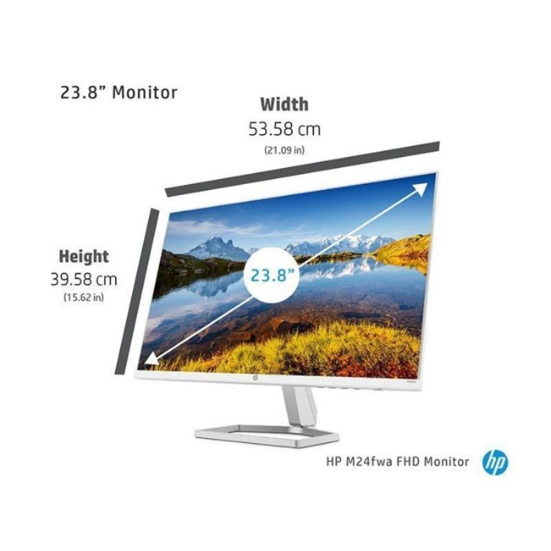 LED MONITOR GAMING HP M24FWA 24&quot; IPS FHD 5ms 75Hz Built in  Speaker