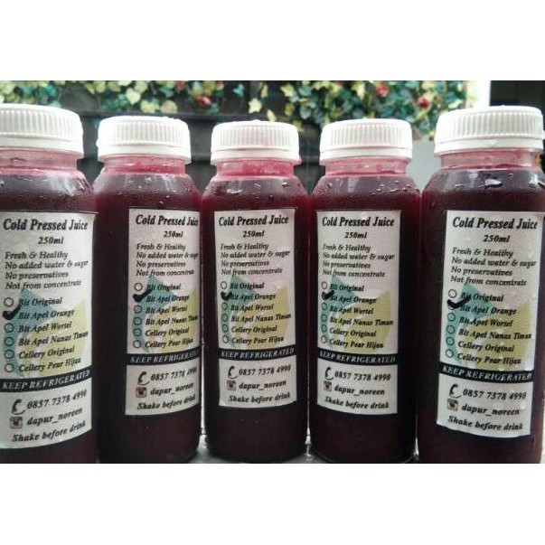 

BISA COD Jus Buah Bit Murni (Cold Pressed)