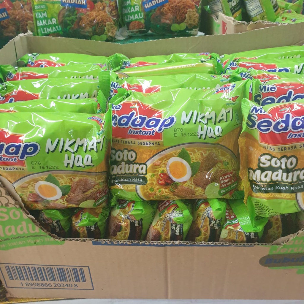 

1 Dus Mie Sedaap Soto Madura isi 40pcs Mi Sedap Instan Kuah Indonesia