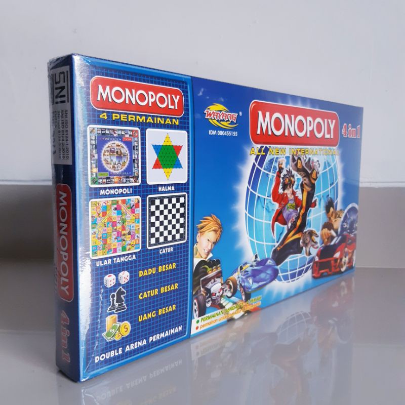 Mainan Monopoly 4 in 1 Murah - Monopoli Board Game Anak Edukatif