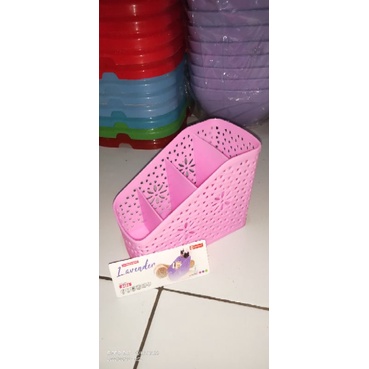 Tempat alat mak up lavender /tempat sendok garpu multifungsi