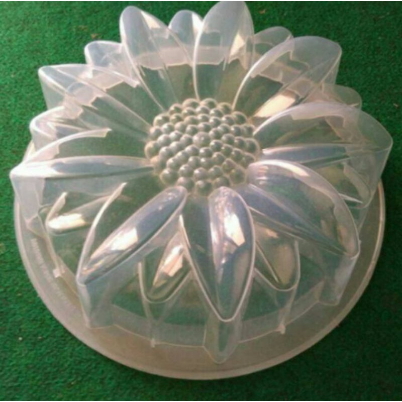 cetakan puding bentuk bunga matahari/cetakan puding plastik/cetakan agar agar