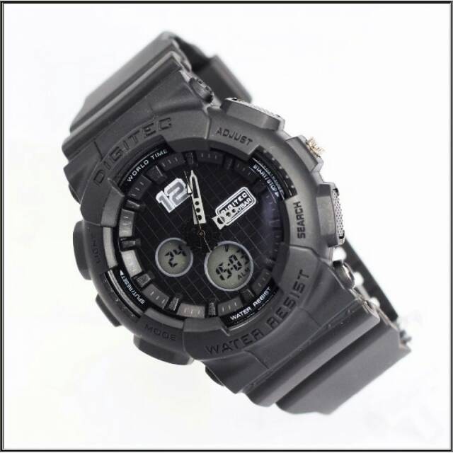 Jam Tangan Pria DIGITEC ORIGINAL HITAM
