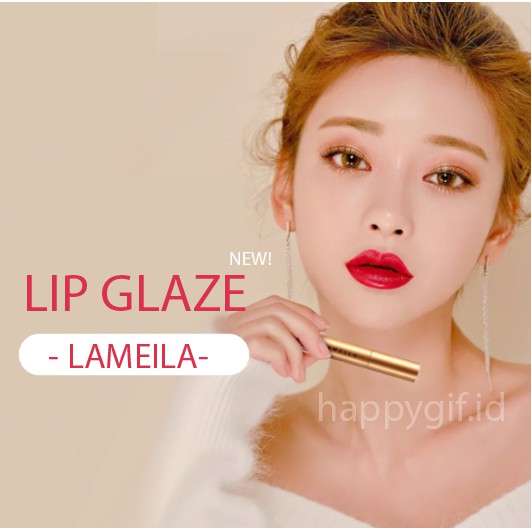 LAMEILA Lip Glaze Lipstik Pelembab Tahan Lama Lip Gloss Pewarna Bibir Cair Pelembab Lipstik LA013 1021