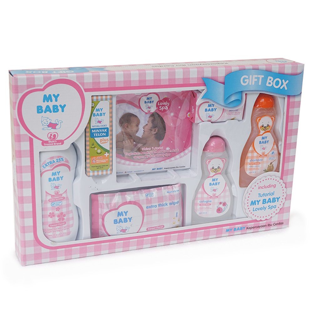 Promo !! My Baby Gift Box - Paket perlangkapan mandi bayi My baby- Sabun mandi bayi