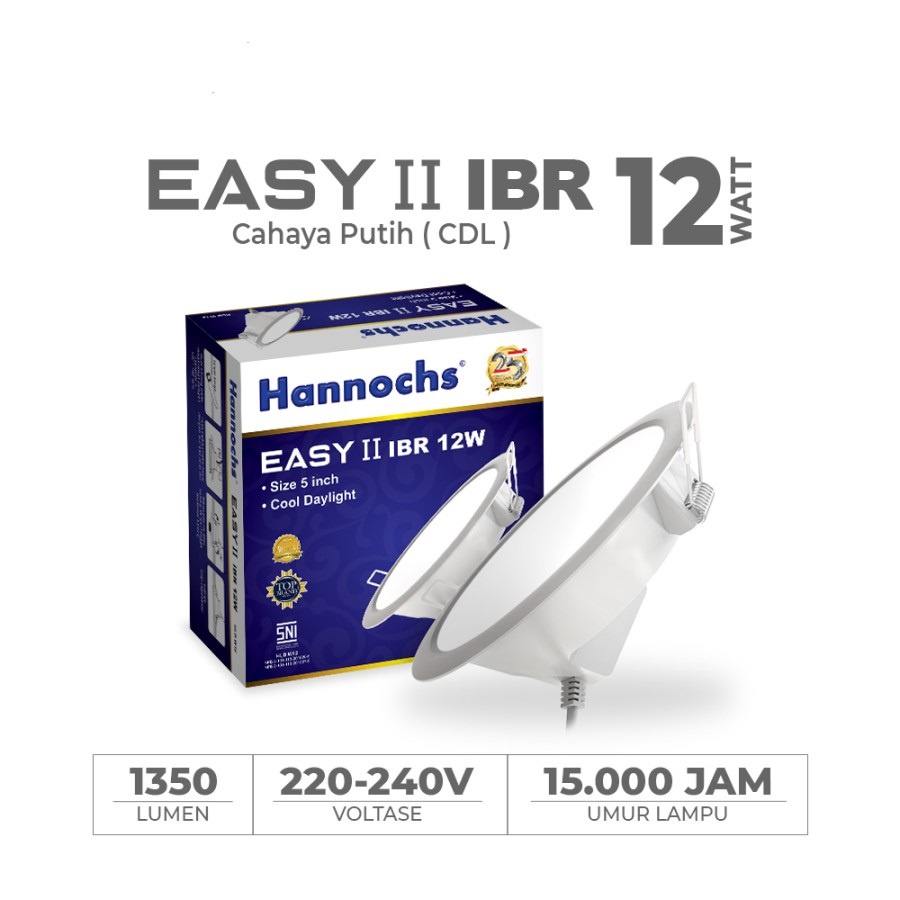 Lampu Downlight LED Hannochs Easy II IBR 12 Watt Ceiling Lamp