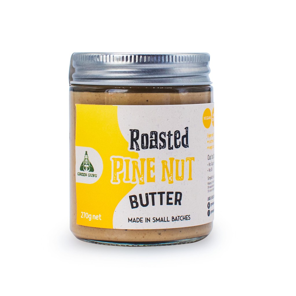

Special Roasted Pine Nut Butter 460Gr (Unsweetened, Gluten Free, Vegan, Keto)