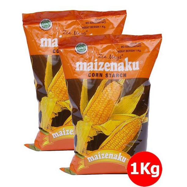 

Tepung Jagung Maizena Maezena Meizena Maisena MAIZENAKU 1kg 1 kg kiloan
