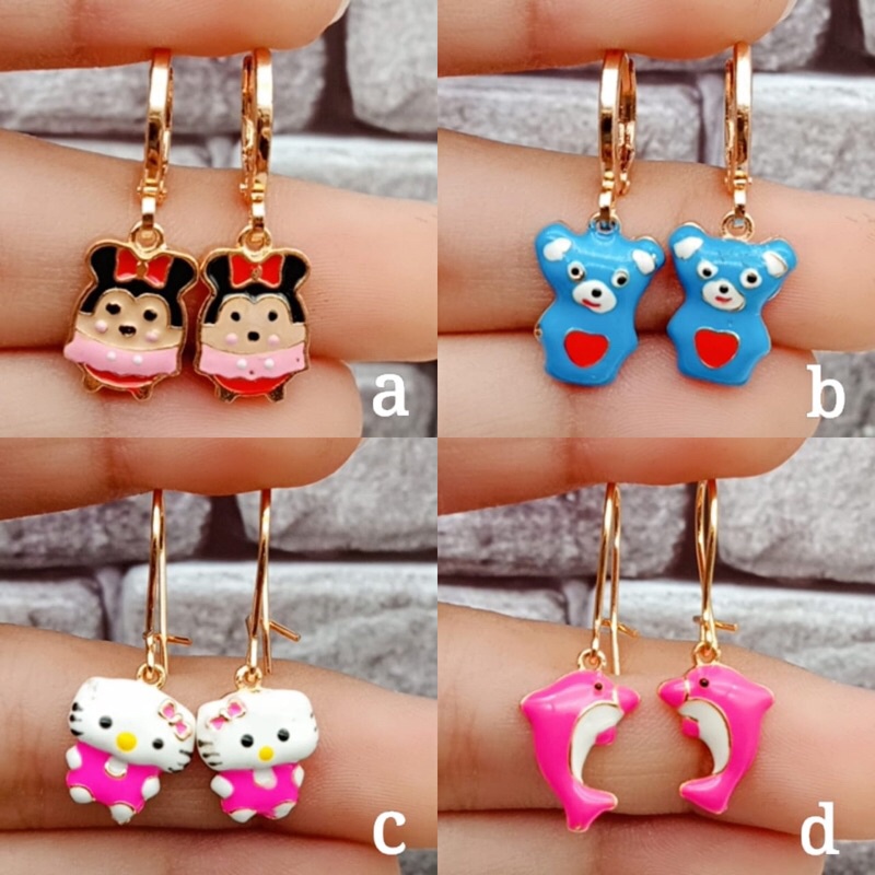Anting anak anak gold lucu xuping