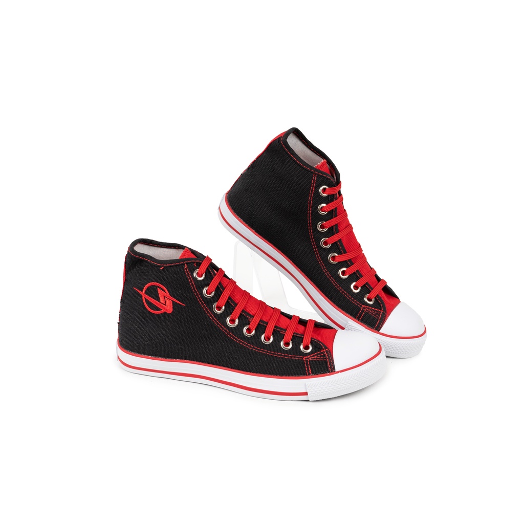 SEPATU DALLAS CAMPUS HIGH CUT (HC) BLACK RED