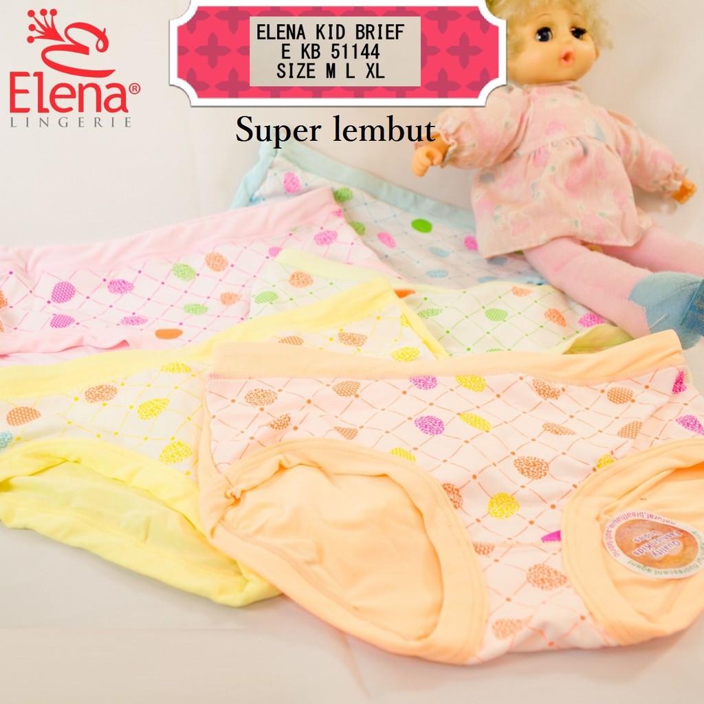 CD Celana Dalam Segitiga Super Soft Lembut Anak Perempuan Cewek Elena 51161, 51152, 51153, 51144, 51146, 51147