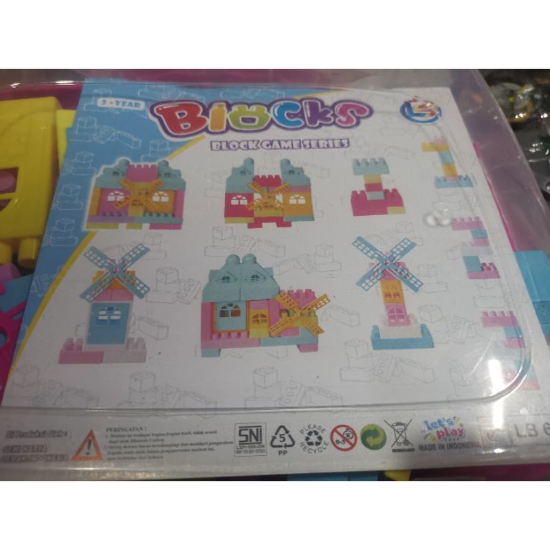 Mainan tas koper Bloks series rumah